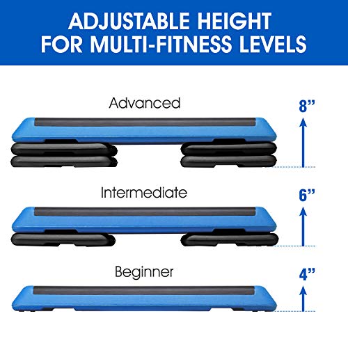 Plataforma aeróbica para entrenar en casa con step funcional Yes4All 6