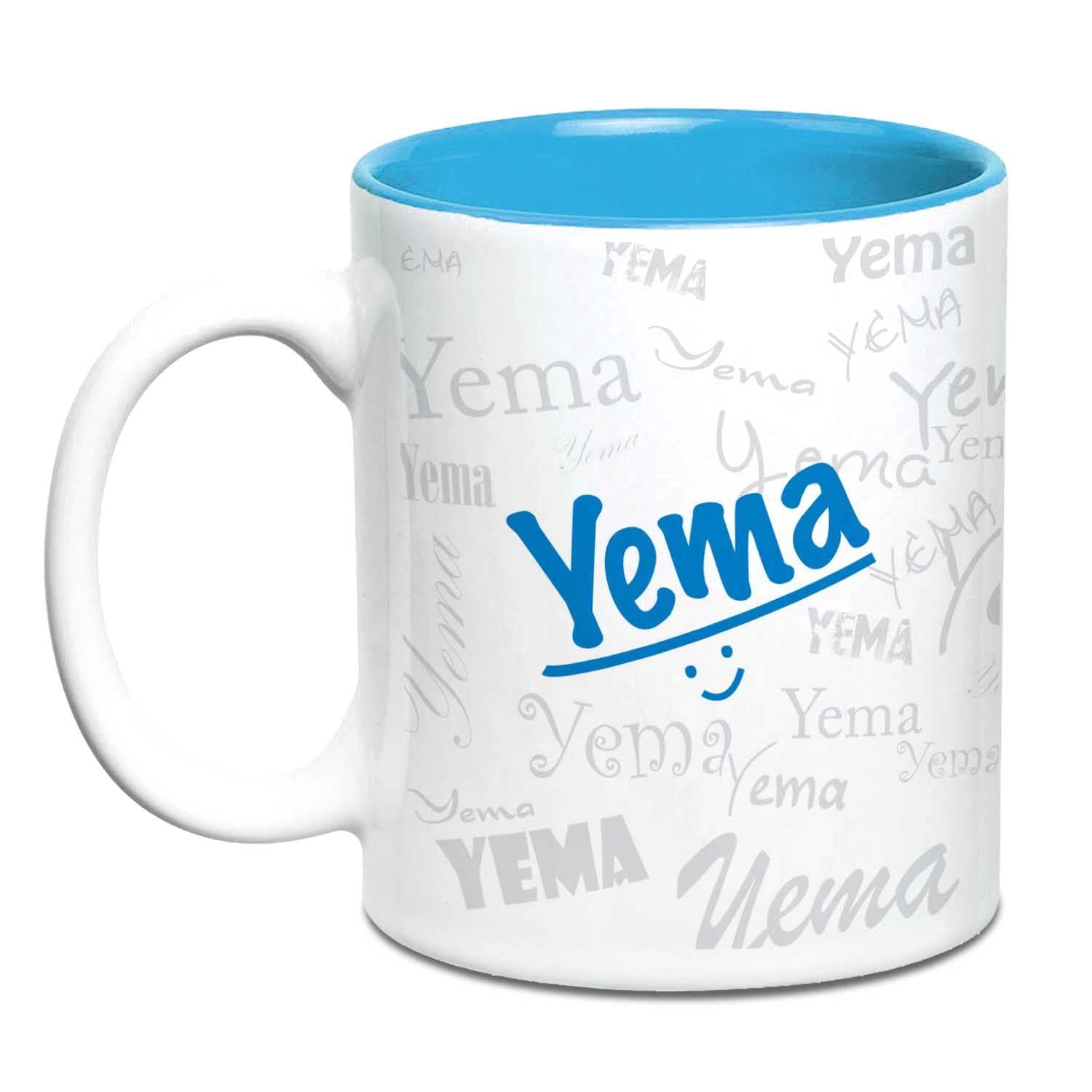 Hot MuggsHot Muggs Me Graffiti Mug - Yema Personalised Name Ceramic, 315ml, 1 Unit