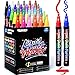 Paint pens, Acrylic Paint Markers Fine Point More Ink for Rocks, Craft, Ceramic, Glass, Wood, Fabric, Canvas - Art Crafting Supplies Set of 18 Colors