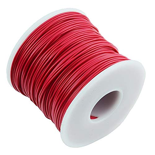 Switch Electronics - Red 0.25mm² 7/0.2mm Stranded Copper Cable Reel Automotive General Purpose 100M