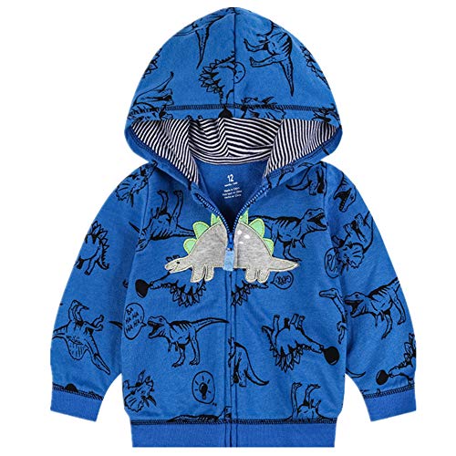 Image of Popshion Toddler Boys Sweatshirt Cotton Lightweight Kids Winter Warm Sweater Crewneck Pullover Tops