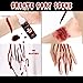 UCANBE Halloween Dripping Fake Blood Realistic Blood Drops Body Paint Washable Fake Blood Makeup Kit For Zombie Vampire Clown Monster Clothes Costume Cosplay SFX Special Effects Makeup 30ML(Fresh)