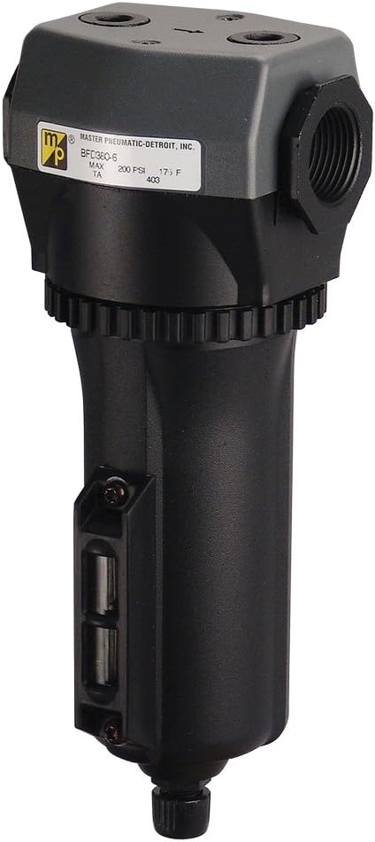 Master Pneumatic3/4" Inline/Modular High-Capacity Water Separator, Made in USA BFD380-6