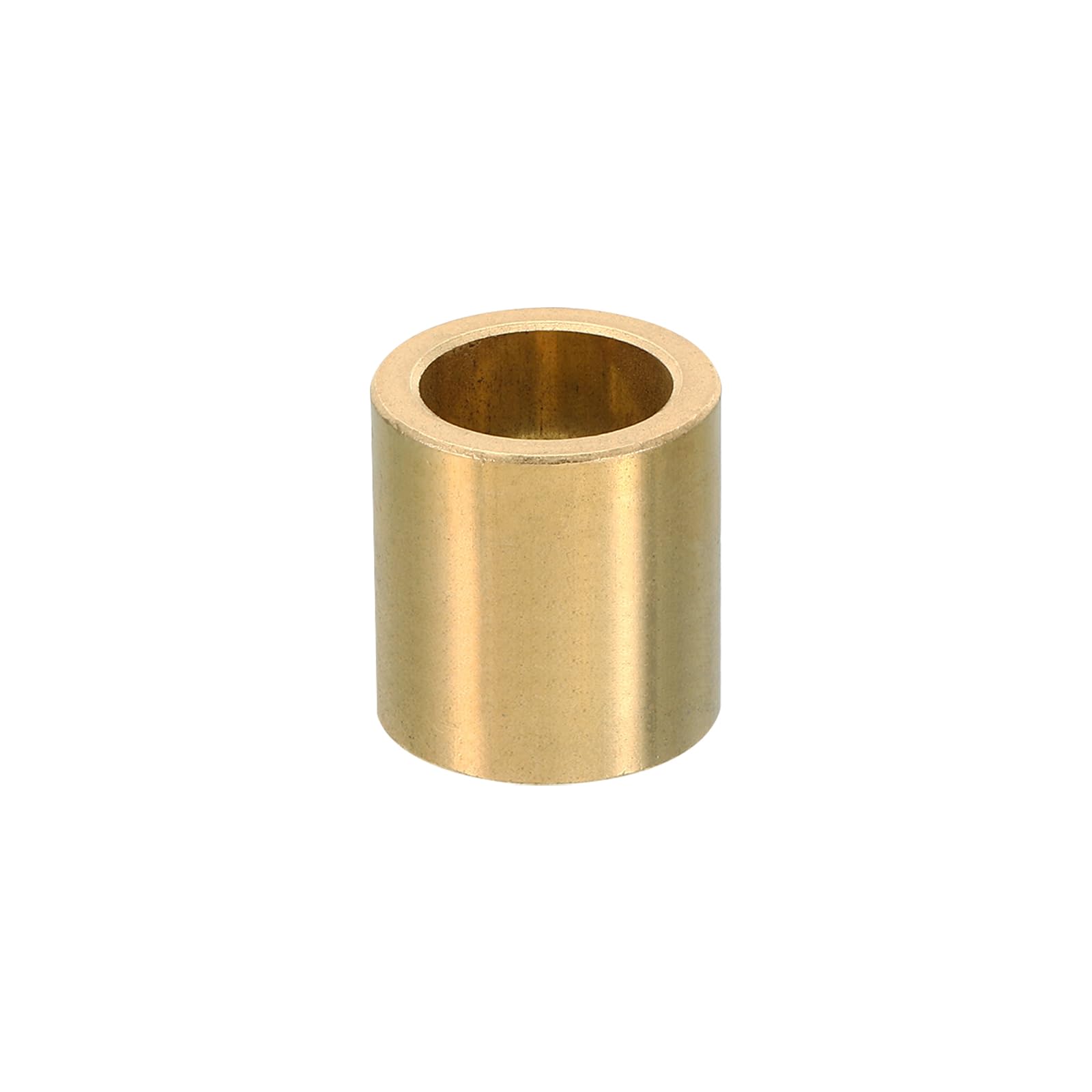PATIKIL M18 Brass Spacers, 1 Pcs Metal Spacer Brass 18mm ID x 25mm OD x 25mm L Brass Spacers Screw Standoff for 5/7 Inch or M18 Screw