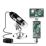 STPCTOU 7 Inch LCD Digital USB Microscope with 4MP HDMI UHD Screen 270X Magnification 3D Visual Camera Video Recorder 12MP 2880x2160 60fps for Jewelry Textile Printed Circuit Board Inspection Welding