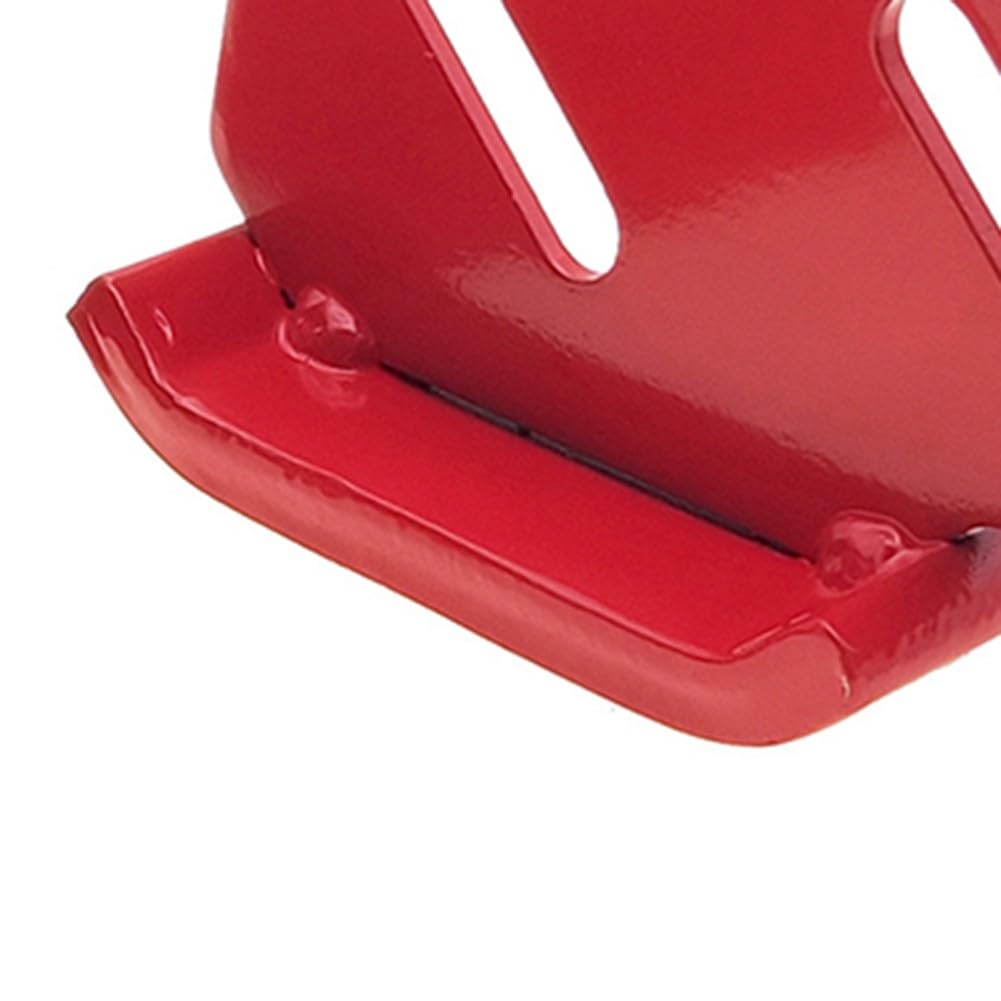 Patins de souffleuse à neige réglables en métal rouge pour protéger votre carter