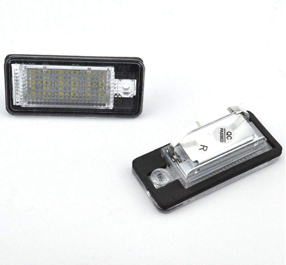 2Pcs led license plate light tail light car number lamp fit for Au di A3 8P A4 B6 B7 A5 A6 4F Q7 car accessories