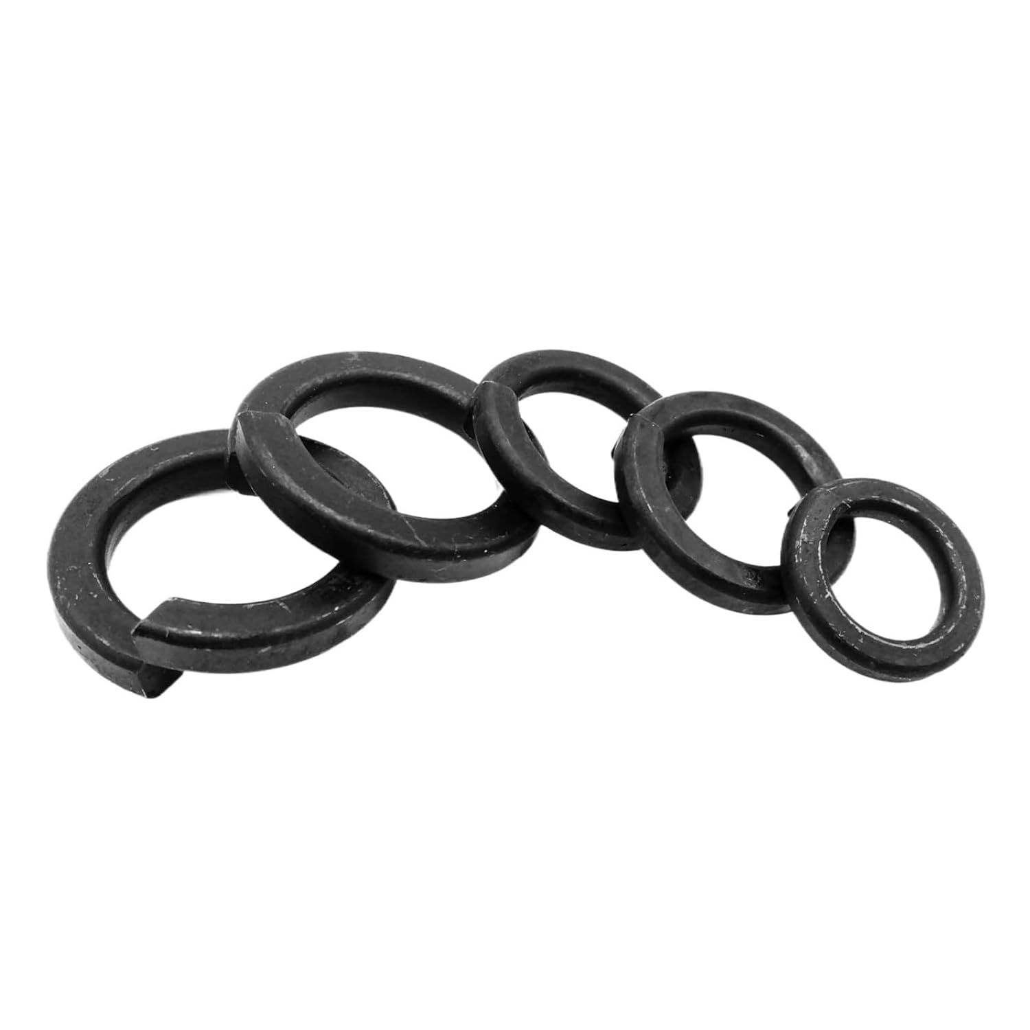 Washer, Lock Washer, M2 .5 M3 M4 M5 M6 M8 M10 M12 M14 M16 M20 M24 Black Steel Spring Washer Split Lock Elastic Gasket