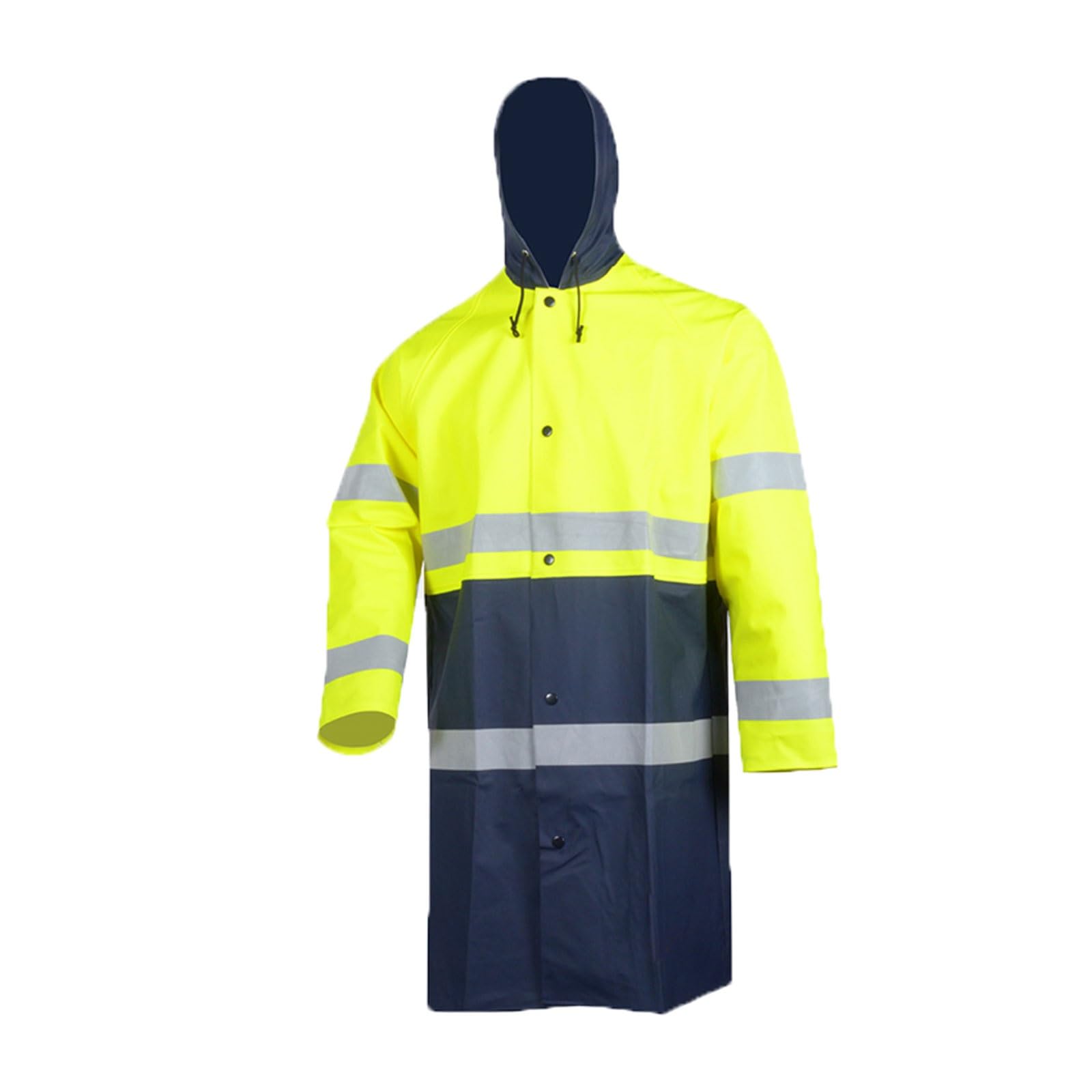 Impermeable de alta visibilidad for hombre, chaqueta reflectante de seguridad for ciclismo con correa, ropa de ciclismo impermeable. chaleco reflectante