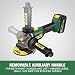 Amoladora Angular 18V Brushless, POPOMAN Angular Sin Escobillas 10000 RPM, batería de...