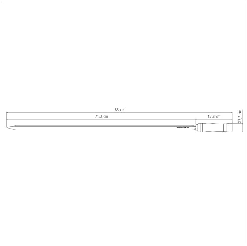 Tramontina - Brochette large Churrasco. 1pc. Inox et bois 85cm. - 7