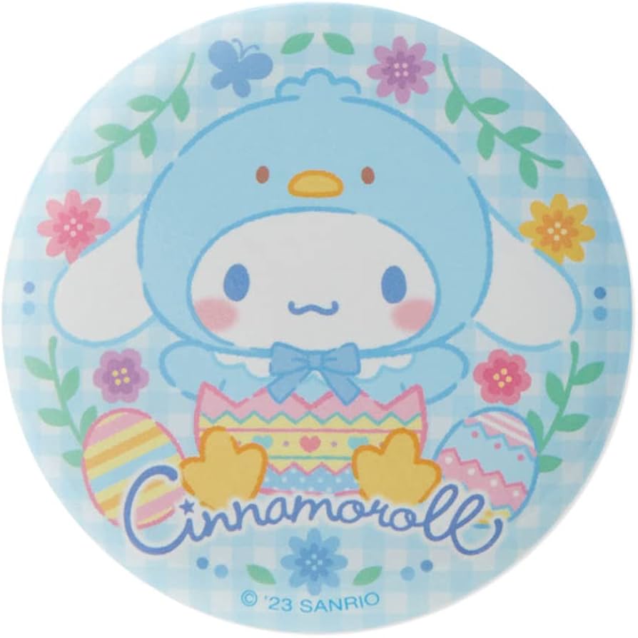 Amazon | サンリオ(SANRIO) シナモロール 缶バッジ&スタンド