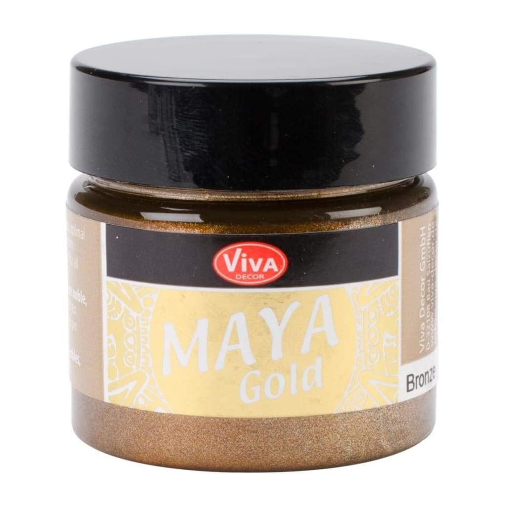 Viva Decor Bronze 50 Ml Maya Gold Paint,