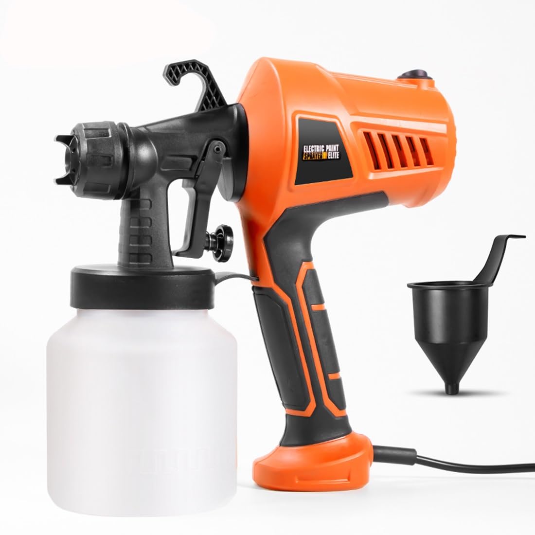 500W Dessert Chocolate Spray Gun, Cake Decorating Gun, DIY Baking Cake Airbrush Coloring Gun, Electric Paint Sprayer Cake Decorating Kit, For Paint Cakes Chocolate(Orange)