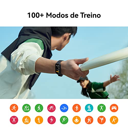 Smartband HUAWEI Band 8, Design Ultra-fino, 14 dias de duração da bateria,Bateria completa em apenas