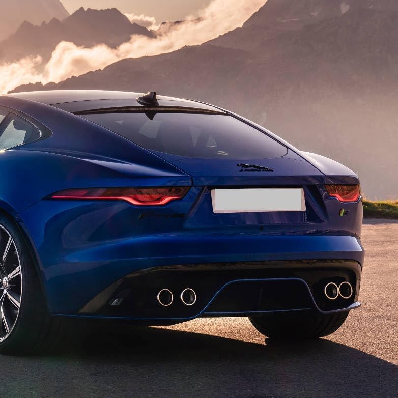 Badge Compatible with Rear Emblem XE XF XJ F-Type F-PACE Trunk Emblem Rear Letter Sticker (Rear Black)