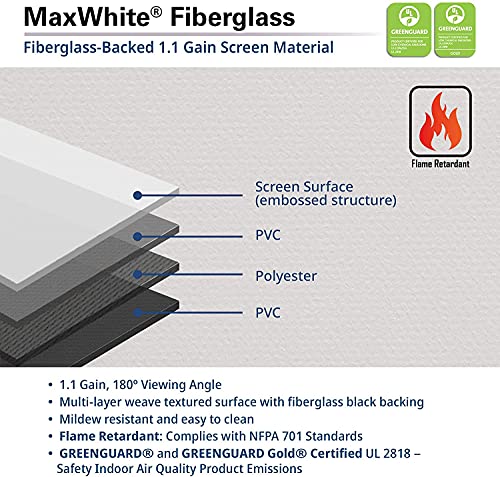 Elite Screens Vmax2, 100-Inch 16:9, Wall Ceiling Electric Motorized Drop Down Hd Projection Projector Screen, Vmax100Uwh2 #TOP5