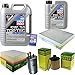 Produktbild QR-PARTS 69358170 Filter Set Inspektionspaket 6 Liter Motoröl Top Tec 4600 5W-30 MANN-FILTER Innenraumfilter Kraftstofffilter Luftfilter Ölfilter