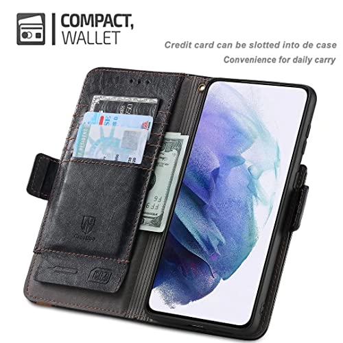 EasyShow Case Compatible with Motorola Moto G14 Case, Motorola Moto G14 Splicing Wallet Case with Card Slots - Image 2