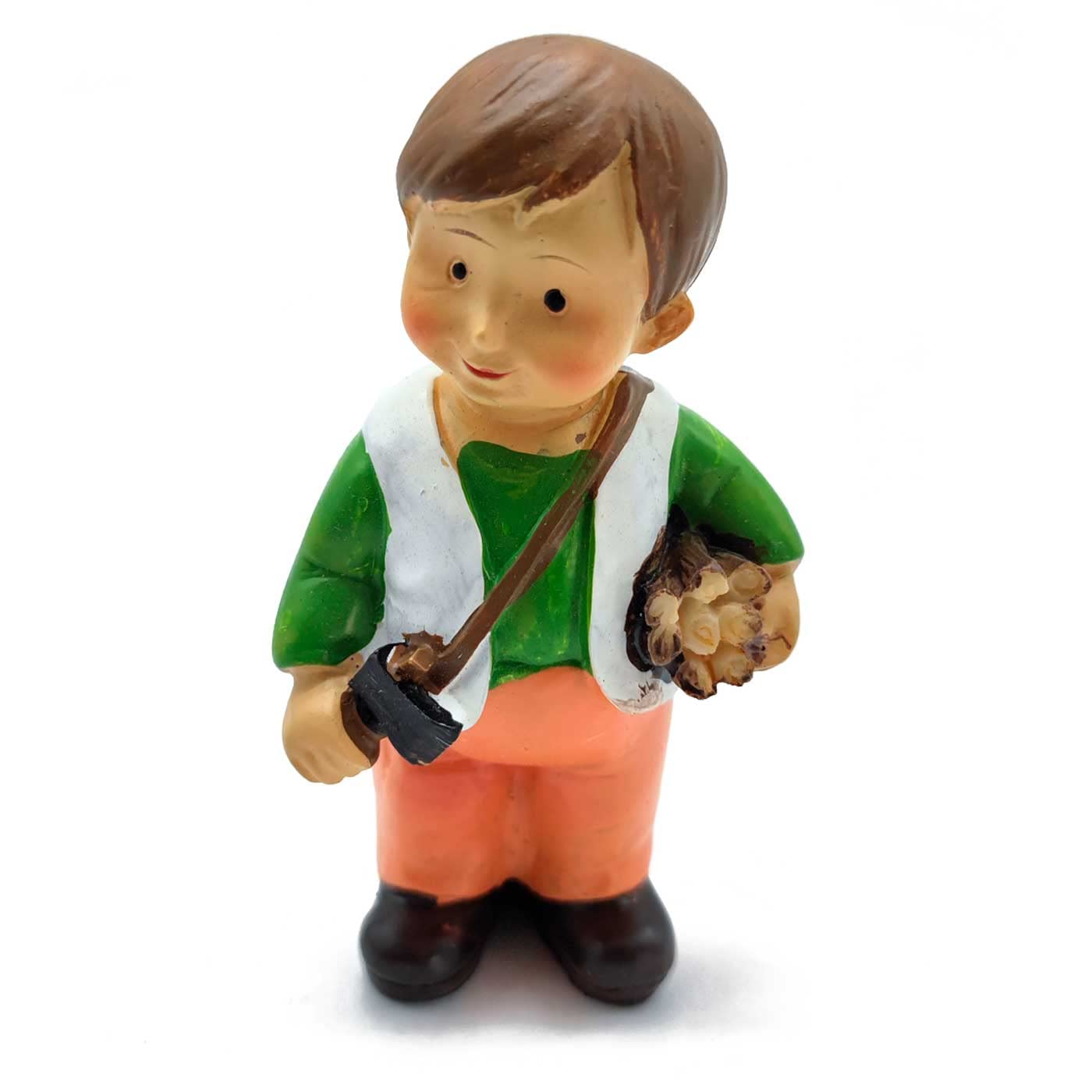 Tradineur - Figuras 3 Reyes Magos Naïf Para Belén Navideño, Marmolina