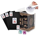 solitario mahjong chain [Diseño de tela de doble cara]: la textura de la superficie de la tarjeta es clara, suave y clara. La mano se siente cómoda y delicada. Diseño de patrón de tela de doble cara, lado frontal (lado de fuente): patrón de tela tridimensional, helada y suave, cómoda para tocar. Atrás (superficie de la marca): El patrón de tela plana es suave y cómodo.