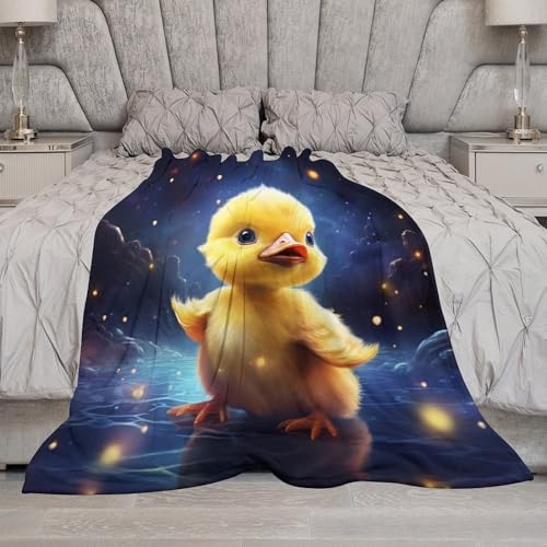 Manta de forro polar ligera para sofá Little Yellow ideal para tardes de películas 7