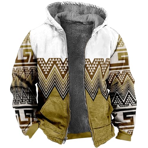 Chaquetas acolchadas y sudaderas con capucha de vell&oacute;n grueso con acabados t&eacute;rmicos