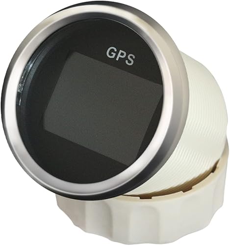 Miniatura 3 de ELING Velocímetro GPS digital, cuentakilómetros reajustable ajustable para barco, yate, motocicleta, coche, 2 pulgadas