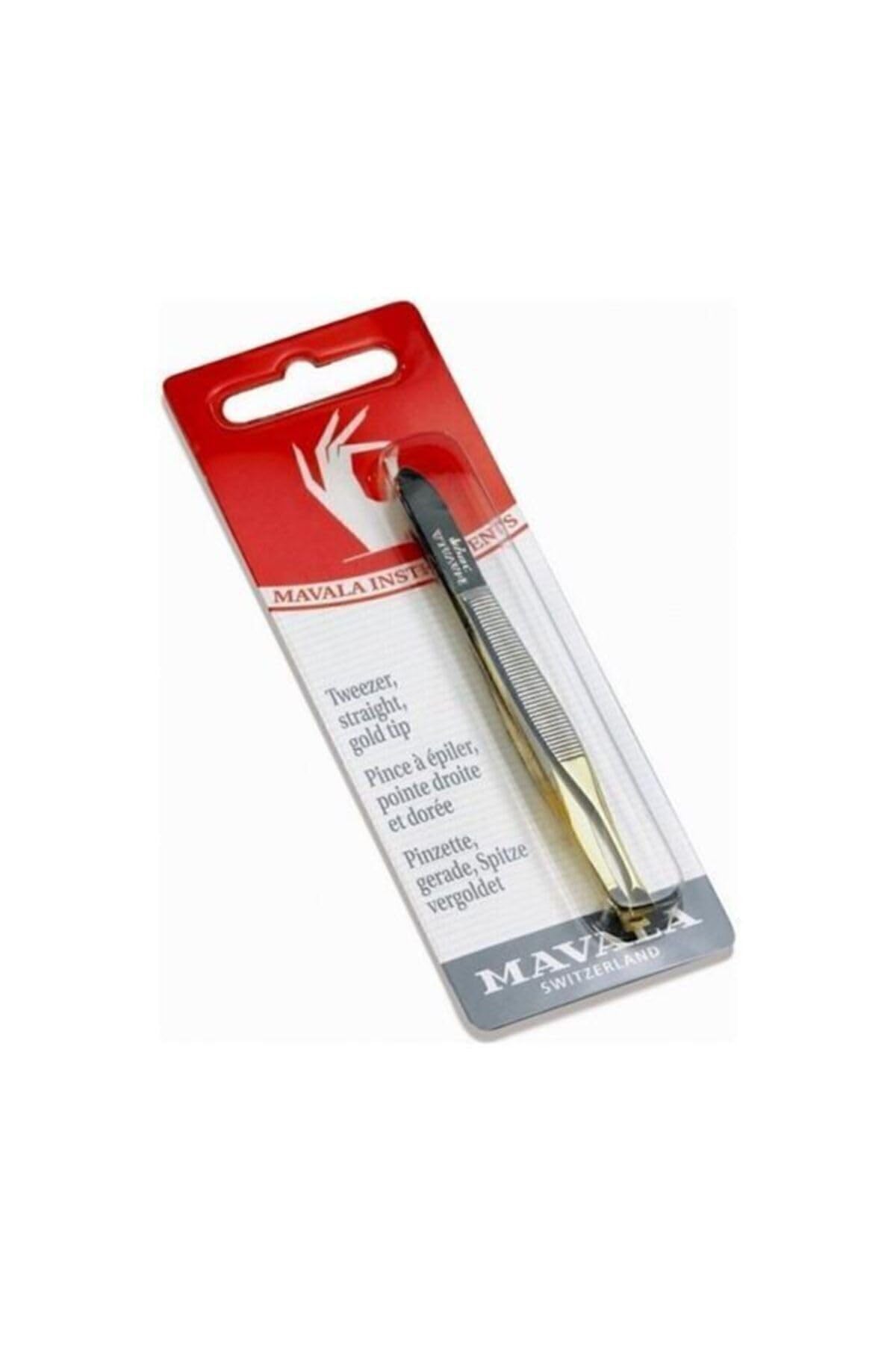 Mavala Tweezer Straight, Gold Tip