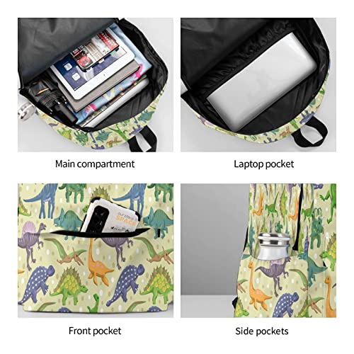 Sac à dos dinosaure 43 cm pour ordinateur et école ado