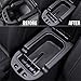 YOCTM Fits Compass Accessories Center Console Tray Armrest Secondary Glove Storage Box Center Console Organizer for 2017 2018 2019 2020 2021 Jeep Compass Limited Latitude Trailhawk Sport (Pack of 1)