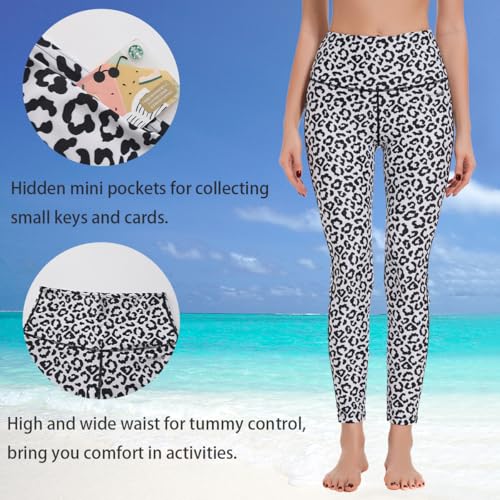 Image of Ubestyle Women's Swim Pants UPF 50+ High Waist Rash Guard Leggings | Tummy Control Built-In Liner Chlorine Resistant Quick Dry Sun Protection Beach Pool & Water Sports