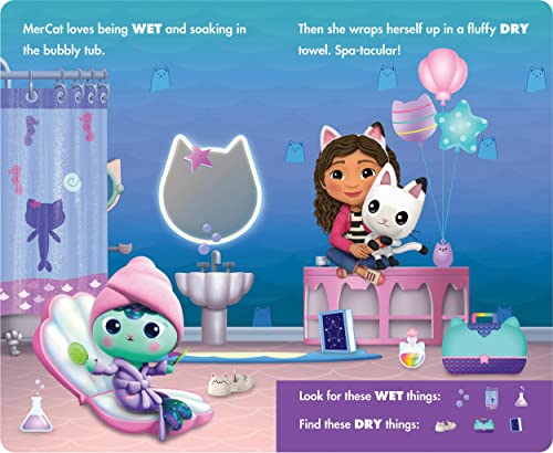 DreamWorks Gabby's Dollhouse: Upside Down and Right Side Up Take-A-Look Book