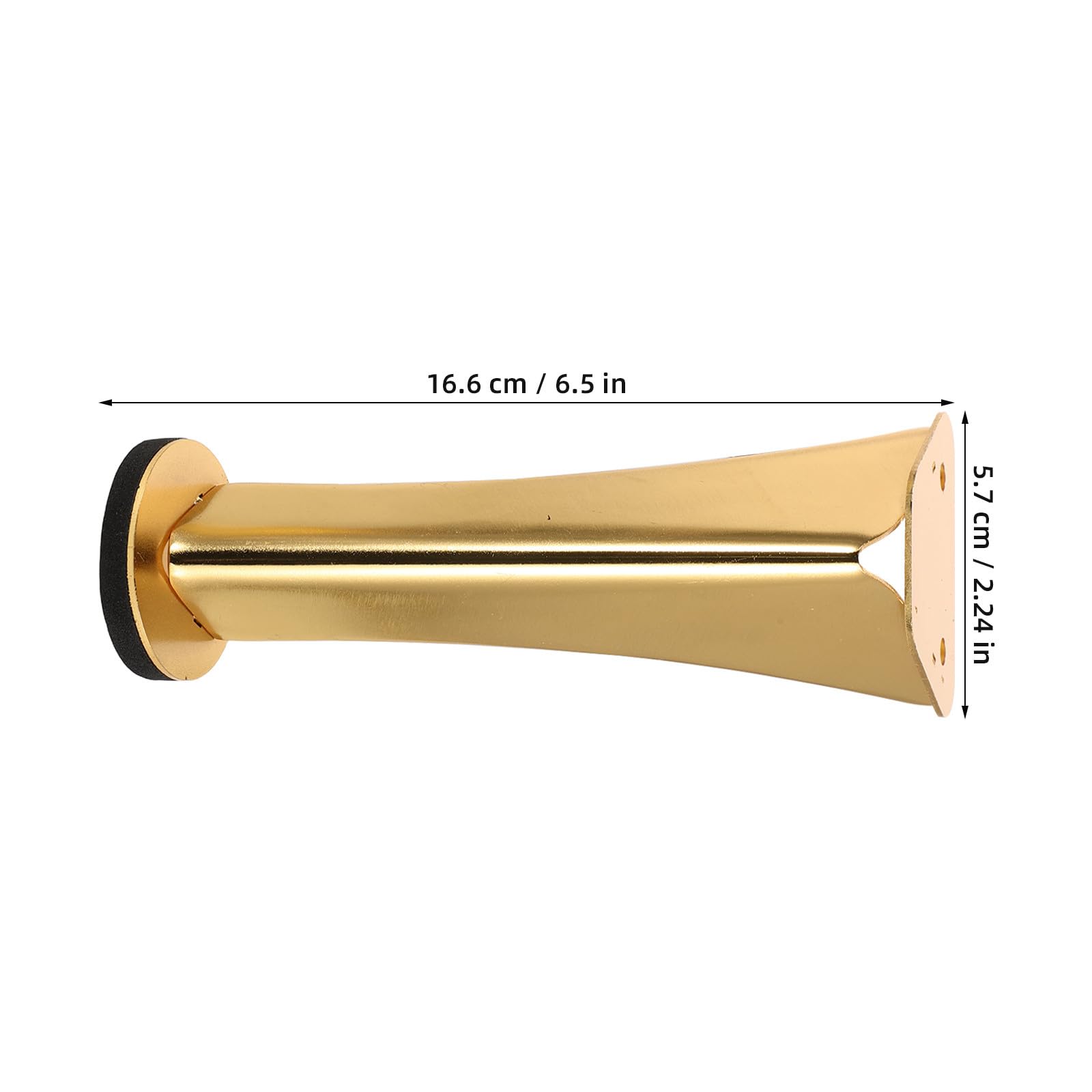 Zerodeko 4 soportes para manos y patas para mesa de manicura, color dorado.