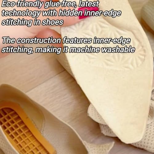 Women's Comfortable Dress Shoes Mesh Knit Flat Business Casual Shoes for Slip-On Mule Backless Holiday Shoes Ballet Flats4