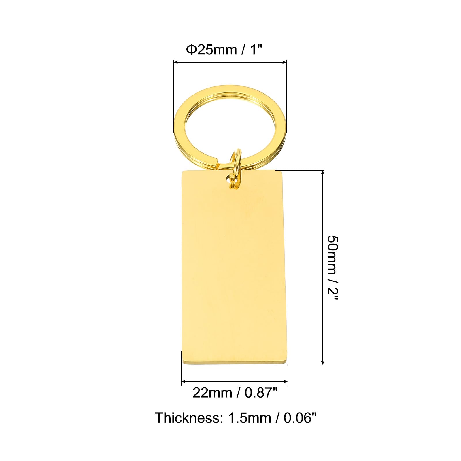 PATIKIL 4Pcs Metal Stamping Blanks - Image 2