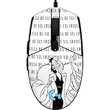 Skinit Decal Other Skin Compatible with G203 Prodigy RGB Wired Gaming Mouse - Officially Licensed Disney Villains Cruella de Vil Black and White Design