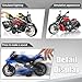 4-Pack Diecast Motorcycle Toys | 1:12 Scale Alloy Pull-Back Vehicles with No Battery Needed | Collector & Toddler Toys for Boys Girls 3-12 | Birthday Gifts, Travel Toys, Carpet Play