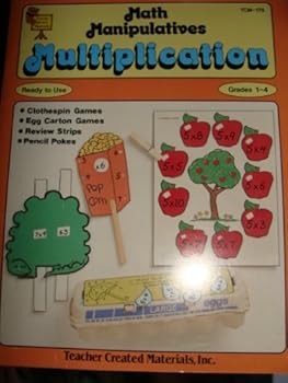 Unknown Binding Math Manipulative Multiplication Grades 1-4 Book