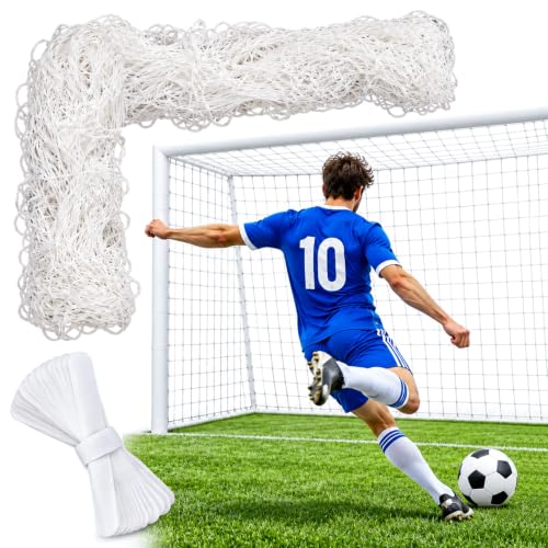 RAINFLOW Soccer Goal Net Replacement - 12x6 Ft Football Net for Youth Adult