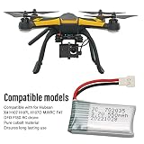 lvifloae 5 szt. 3,7 V 550 mAh pilot zdalnego sterowania UAV akcesoria do Hubsan X4 H107 H107L H107D MJXRC F47 DFD F180 RC Drone
