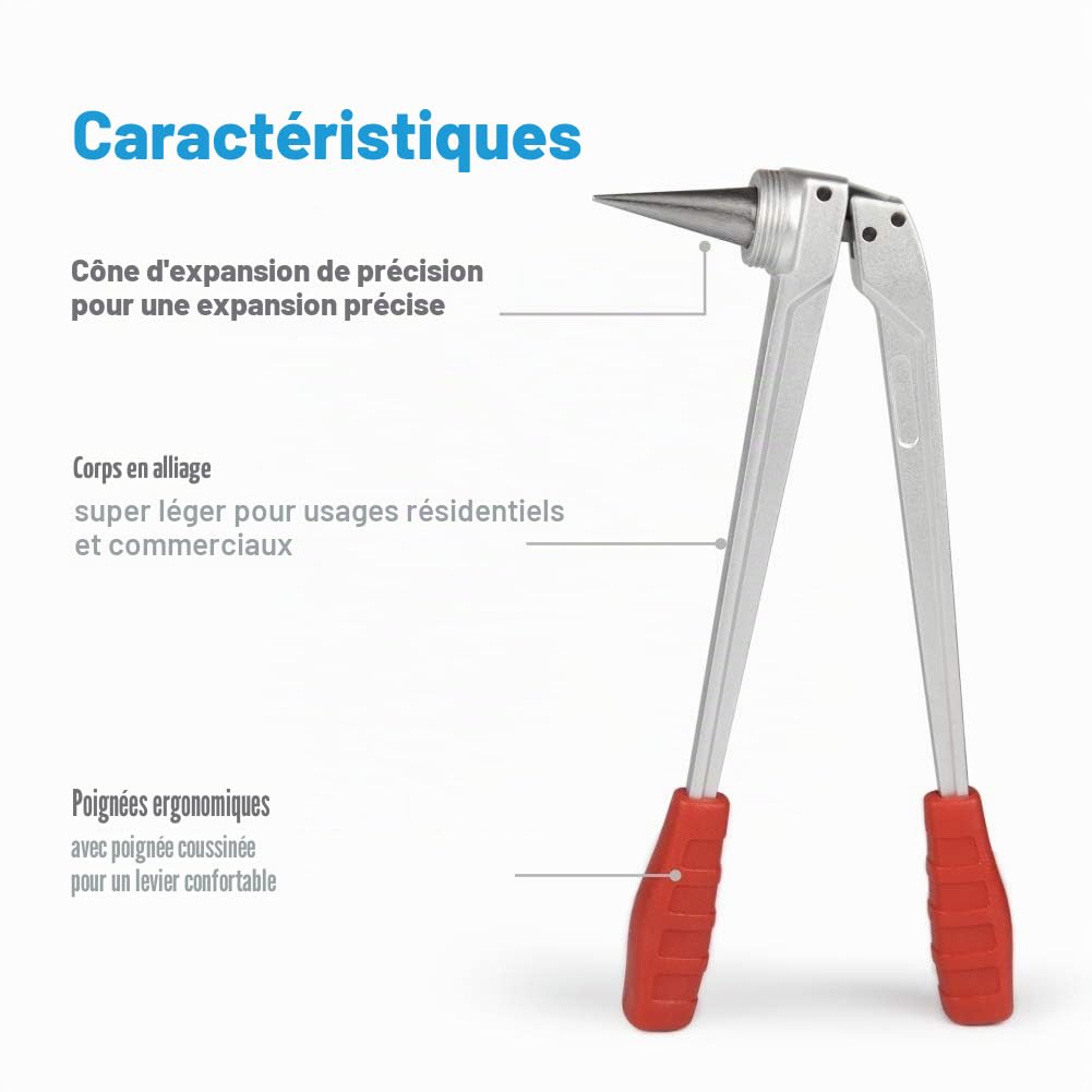 iCrimp Kit expandeur PEX 16-32 mm avec têtes compatibles