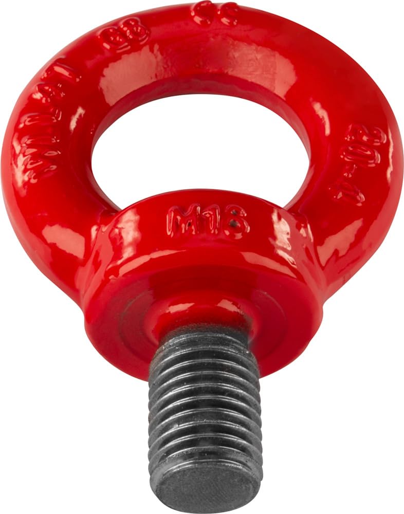 Vis à Anneau De Levage M16x50mm - Acier Carbone C15, Zinguée, Charge 0.7T, Uxcell