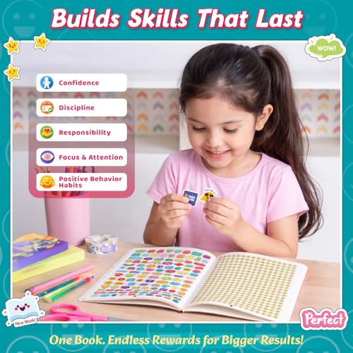 Image of 1800+ Reward Stickers Book for Kids | Cool Fun Sticker Set For Boys & Girls | Ideal for Teachers, Parents & Classroom Rewards Stickers, Learning, Achievement & Behavior Chart For Growing Children