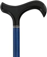 Vista 12 de Royal RC Canes Elegantes bastones para caminar – Bastones de caminar Derby con eje de fibra de carbono en malla – Regalo colorido y cómodo