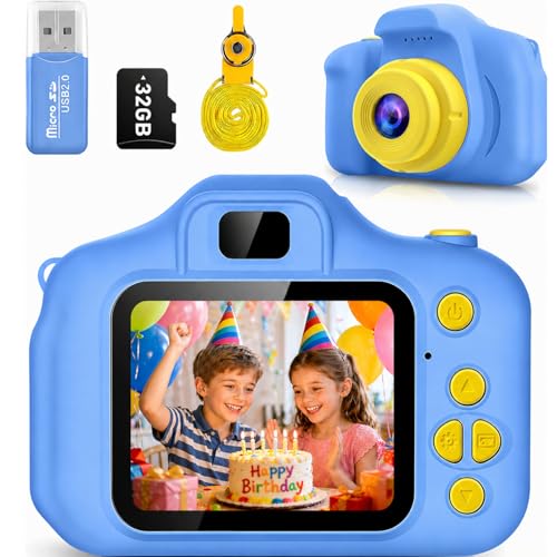 Kids Camera for Boys Girls Age 3-8, Toddler Digital Camera...