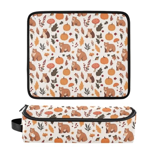 Bolsa de viaje resistente al calor Season Concept Marble para herramientas de cabello, organizador portátil para planchas, rizadores y accesorios de cuidado capilar miniatura 3