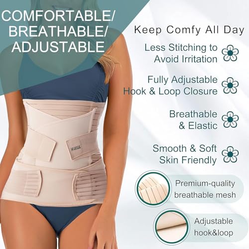 Faja de soporte postpartum 3 en 1 talla única piel miniatura 6