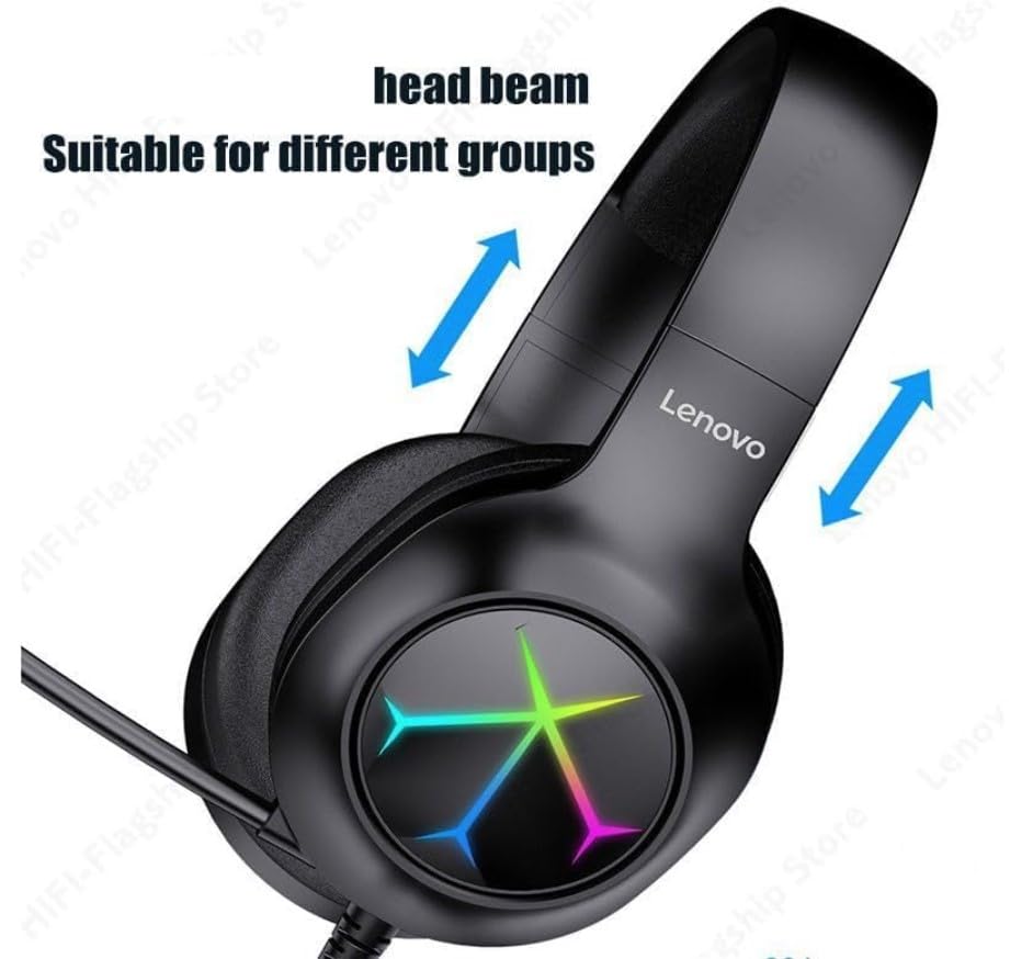 Image of LENOVO G60 THINKPLUS 7.1 Channel RGB Wired USB Gaming Headset