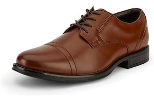 Mens Garfield Dress Cap Toe Oxford: Epitomizing Style in Brown